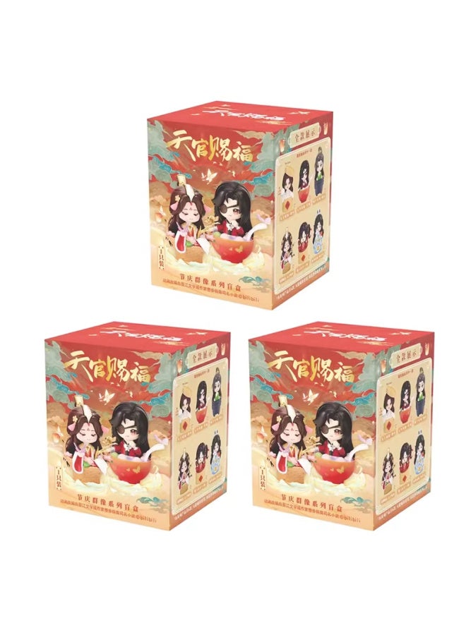 Official Tian Guan Blessing Festival Figure Blind Box Anime Merchandise Trendy Toy Prince Yue Shen Huacheng Gift Ornament